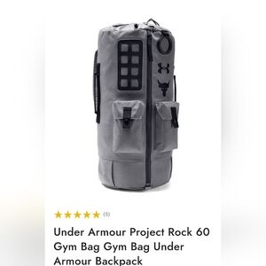 Under Armour Black and Gray Men's Backpack